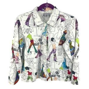 Vintage Karen Hart blazer coat jacket small VTG fashion women